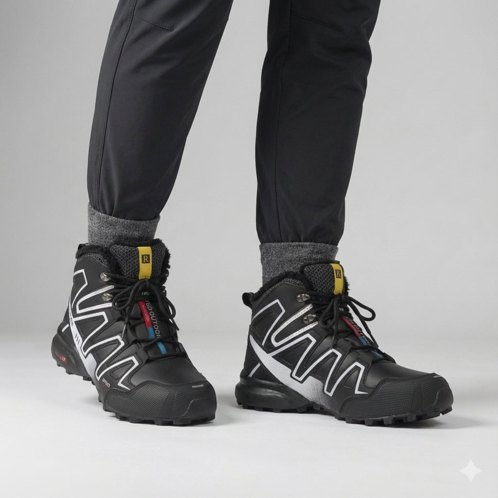 Bennett waterproof hiking boots in alternate colorway, front view
