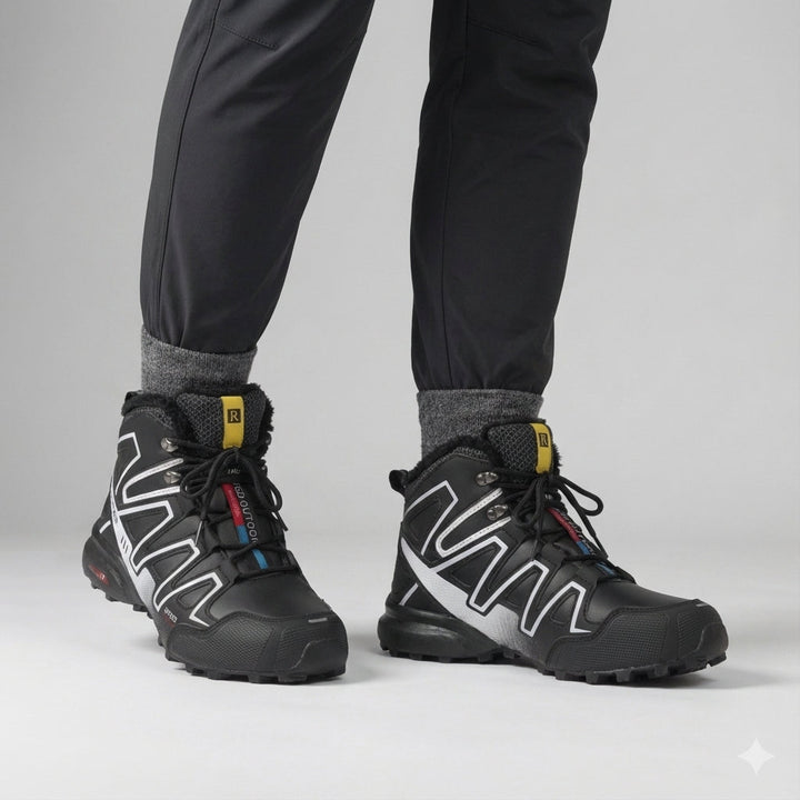 Bennett waterproof hiking boots in alternate colorway, front view