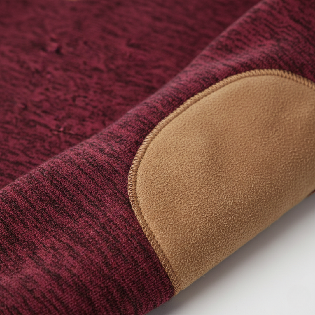 Close-up of Marcellus suede elbow patch detail
