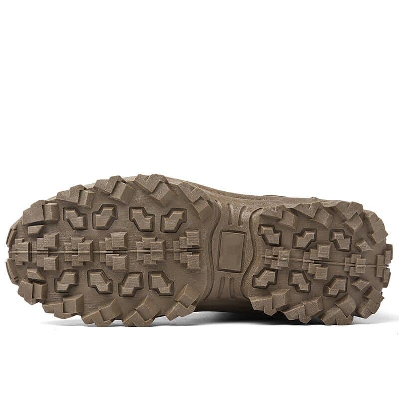 Weston work boots outsole tread pattern close-up