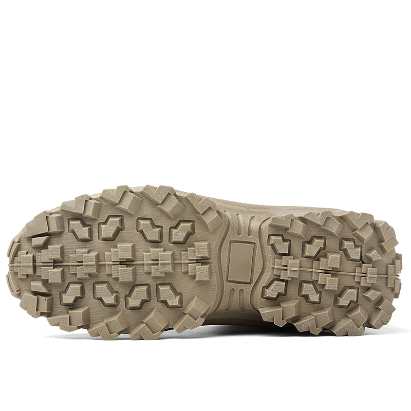 Weston work boots rubber lugged outsole view